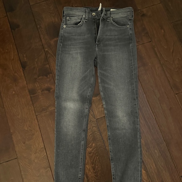 Rag & Bone Nina High Rise Ankle Skinny in Sand River
